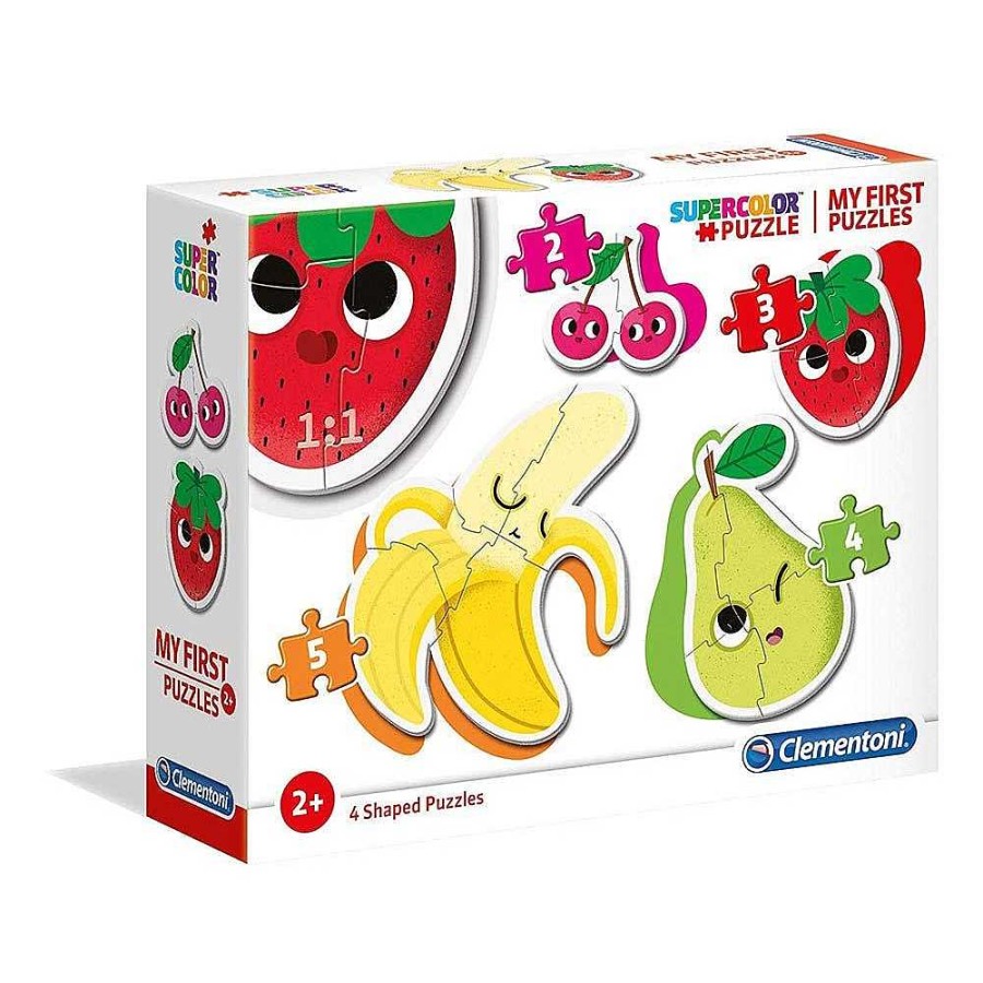 Juguetes Clementoni Puzzles Preescolar | My First Puzzle Progresivo Frutas + 2 A Os