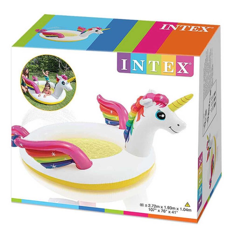 Regalo Intex Tendencia Unicornios | Piscina Unicornio Intex Spray 272X193X104