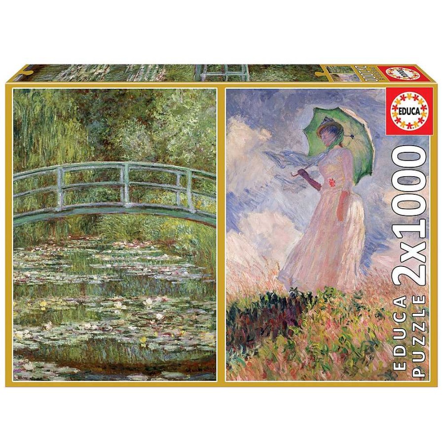 Juguetes Educa Puzzles 300-1000 Piezas | Puzzle Educa 2X1000 Piezas Monet