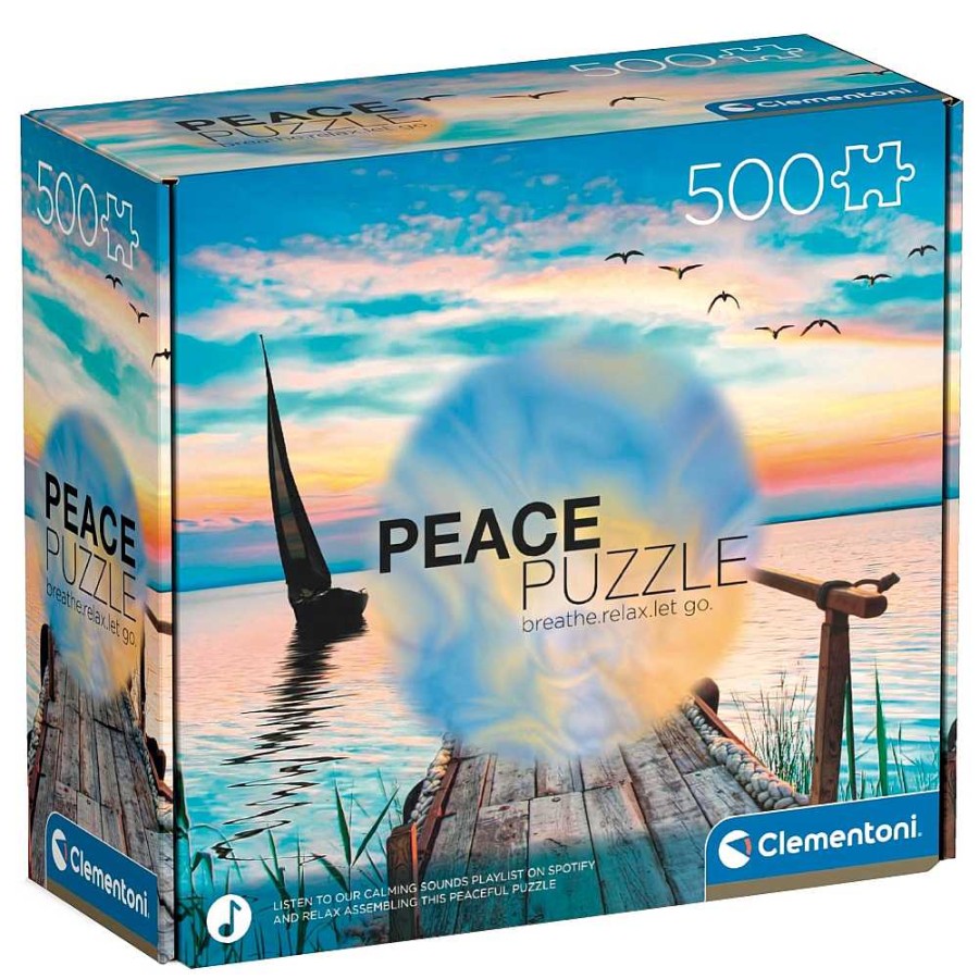 Juguetes Clementoni Puzzles 300-1000 Piezas | Puzzle 500 Piezas Peaceful Wind