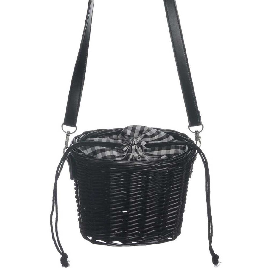 Regalo Genérico Bolsos | Bolso Bandolera Mimbre Forrad20X16-3Col