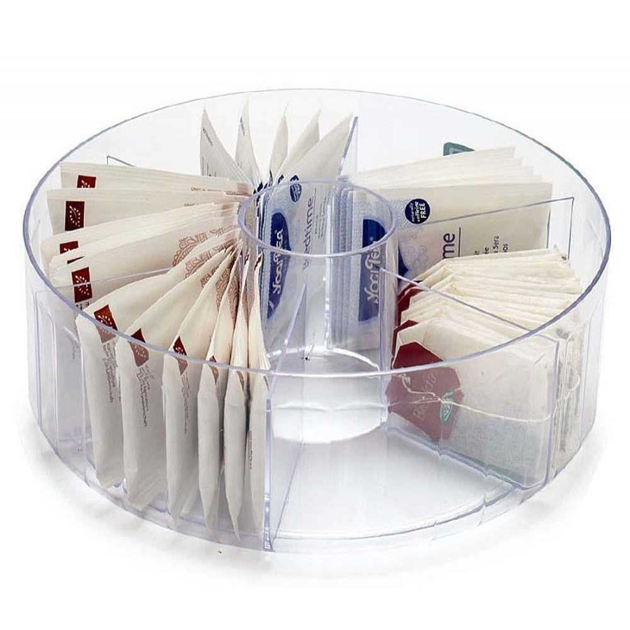 Home & Deco Genérico Complementos Cocina | Caja Infusiones Pl Stico Transparente 20X8