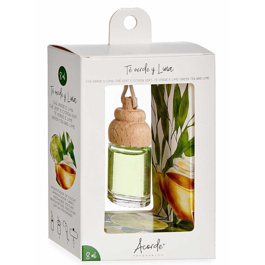 Home & Deco Genérico Velas Y Aromas | Ambientador Para Coche Te Verde/Lima 8Ml