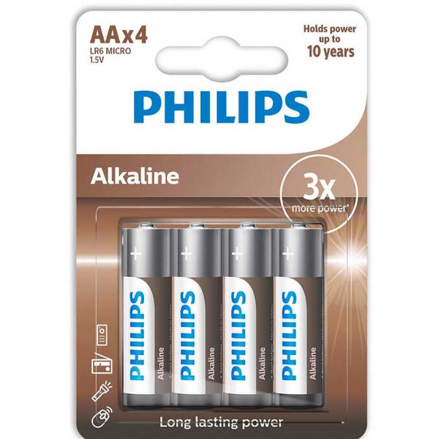 Juguetes Philips Radiocontrol | Blister 4 Pilas Alcalinas Philips Bronze Lr 6 Aa