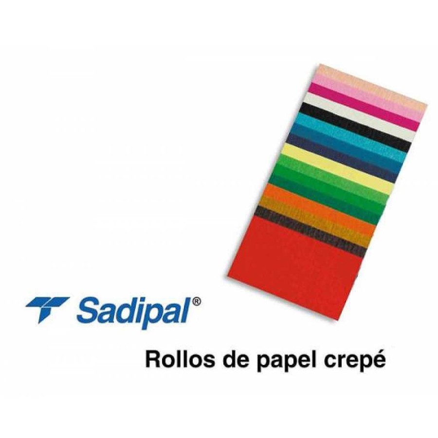 Papeler A Sadipal Papel Manualidades | Papel Cresp N Azul Fuerte Rollo 0,5X2,5