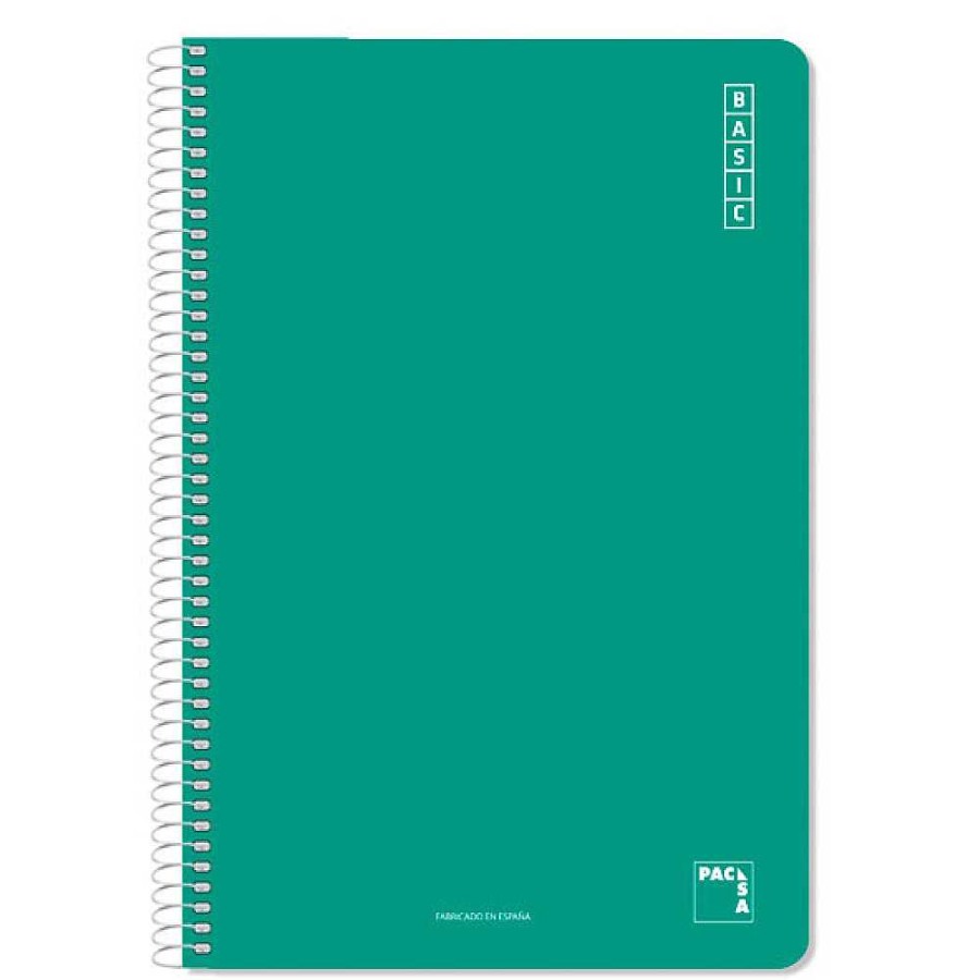 Papeler A Pacsa Cuadernos Espiral | Pack 10 Bloc 60 Gr Folio 80 Hojas Milimetrado