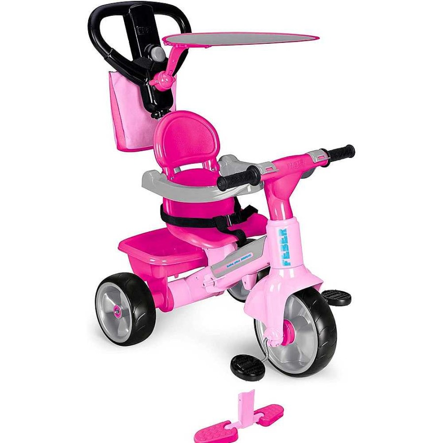 Juguetes Feber Triciclos, Patines... | Triciclo Feber Baby Plus Music Pink