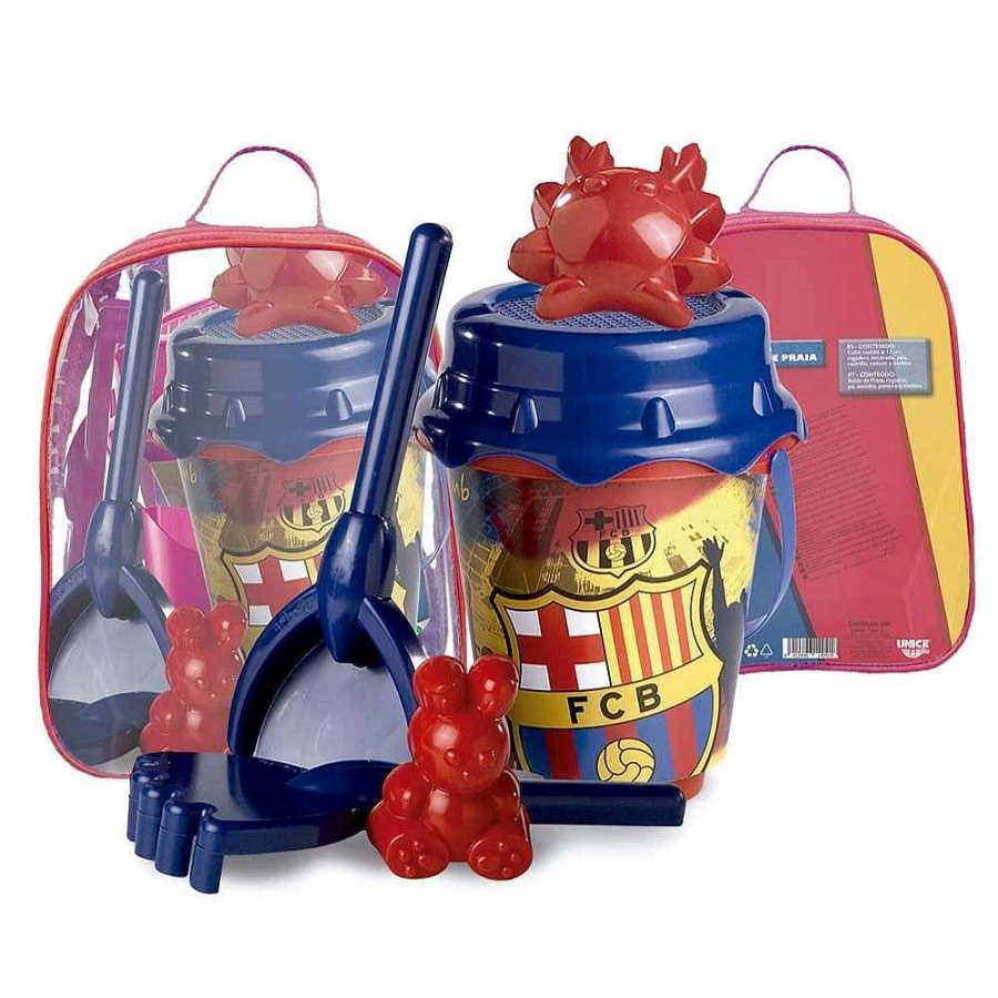 Juguetes FC Barcelona Aire Libre | F.C. Barcelona Mochila Set Cubo Y Accesorios 32X24 Cm