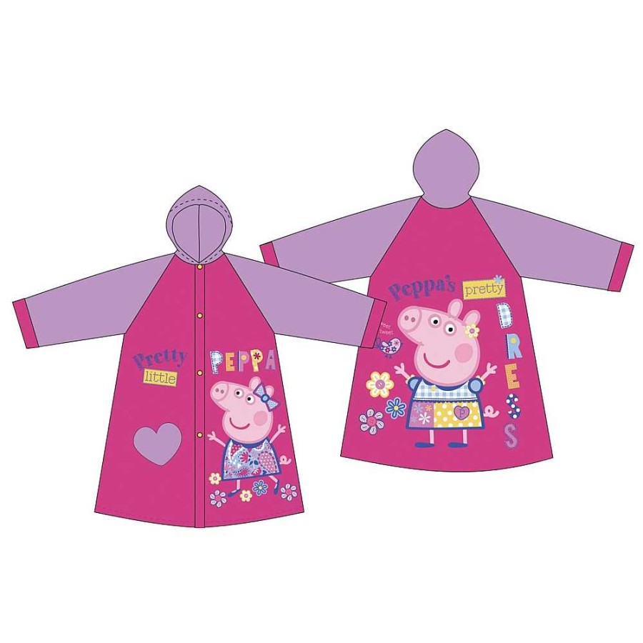 Regalo Peppa Pig Paraguas | Peppa Pig Impermeable Tallas 2-4-6