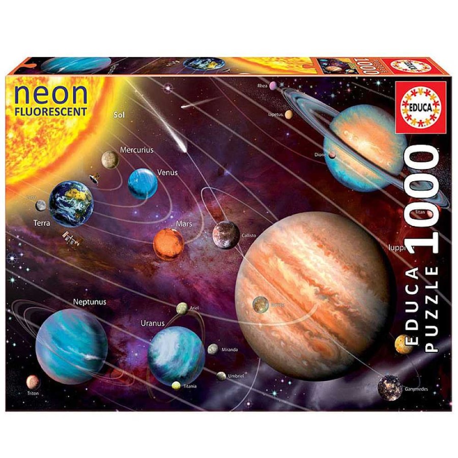 Juguetes Educa Puzzles 300-1000 Piezas | Puzzle Educa Ne N 1000 Sistema Solar