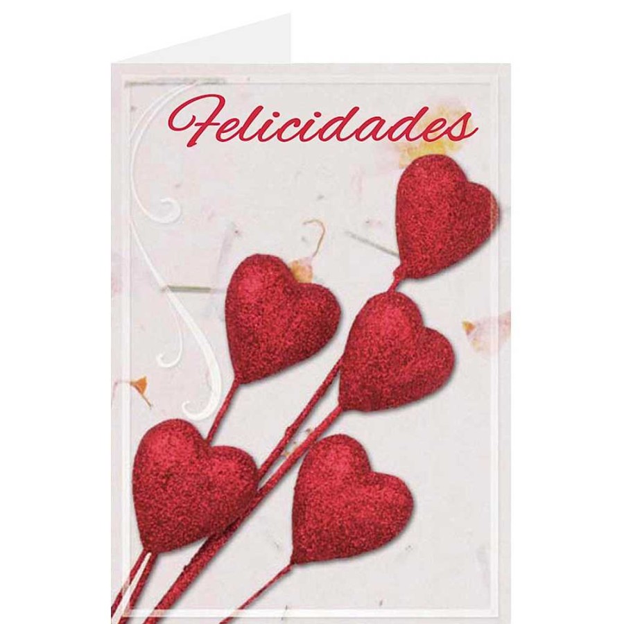 Papeler A Arguval Tarjetas Felicitaci N | Tarjeta Mini Felicidades Coraz N Love 9X6