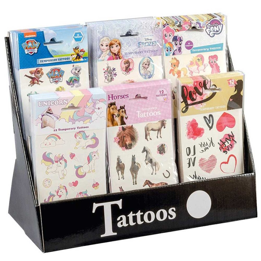 Papeler A Totum Stickers Y Pegatinas | Expositor Tattoos Vac O (Para 120) 33X27X15