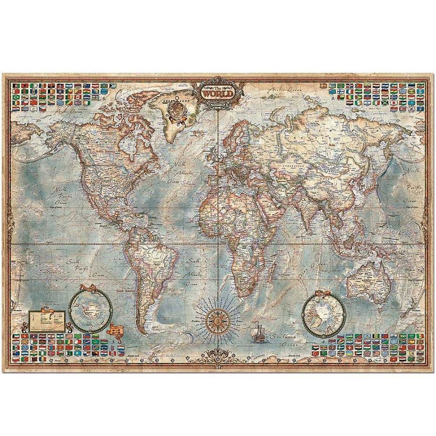 Juguetes Educa Puzzles M S 1000 Piezas | Puzzle Educa 4000 Piezas Mapa Mundo