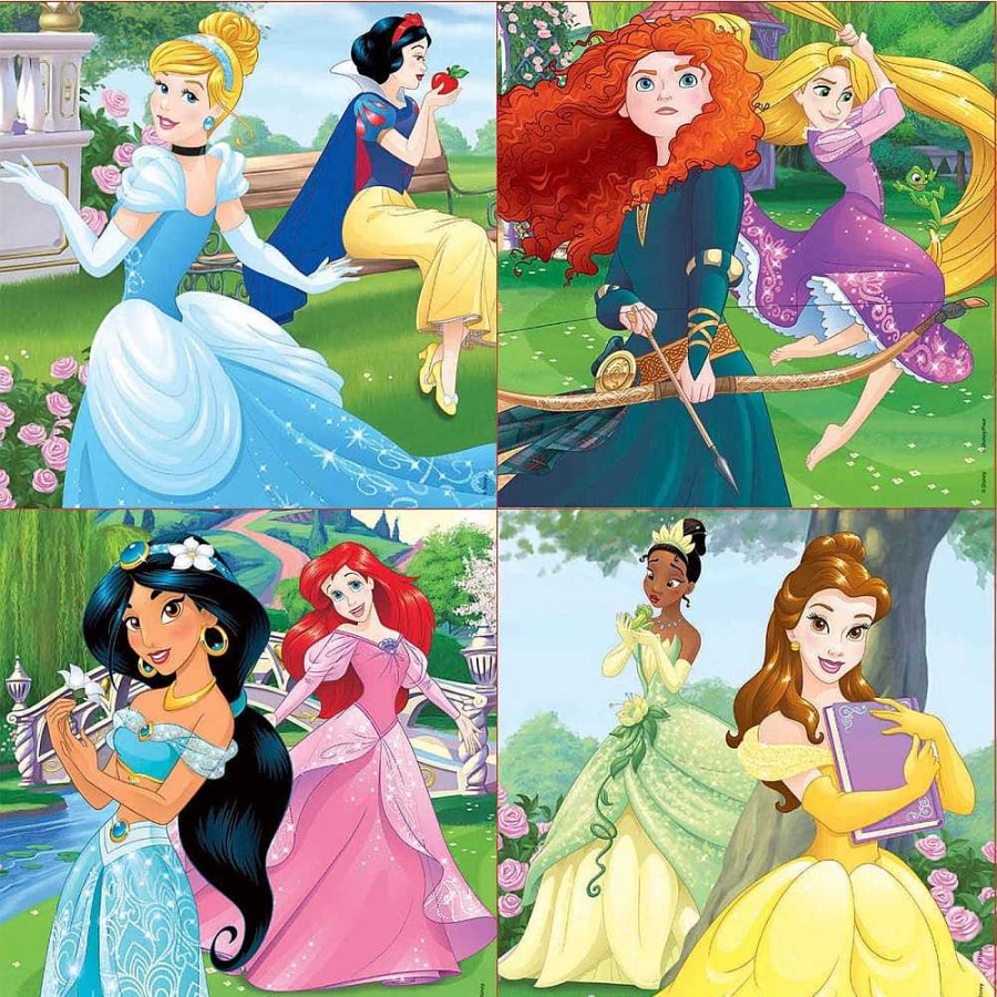 Juguetes Disney Puzzles Infantiles | Princesas Disney Puzzle Progresivo 12-16-20-25 Piezas