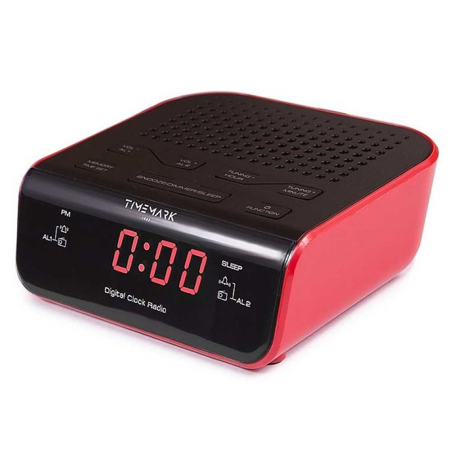 Home & Deco Timemark Adornos | Radio Despetador Reloj Digital 16X12