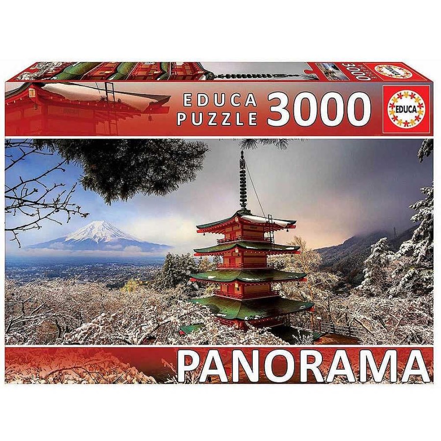 Juguetes Educa Puzzles M S 1000 Piezas | Puzzle Educa 3000 Piezas Panorama Monte Fuji