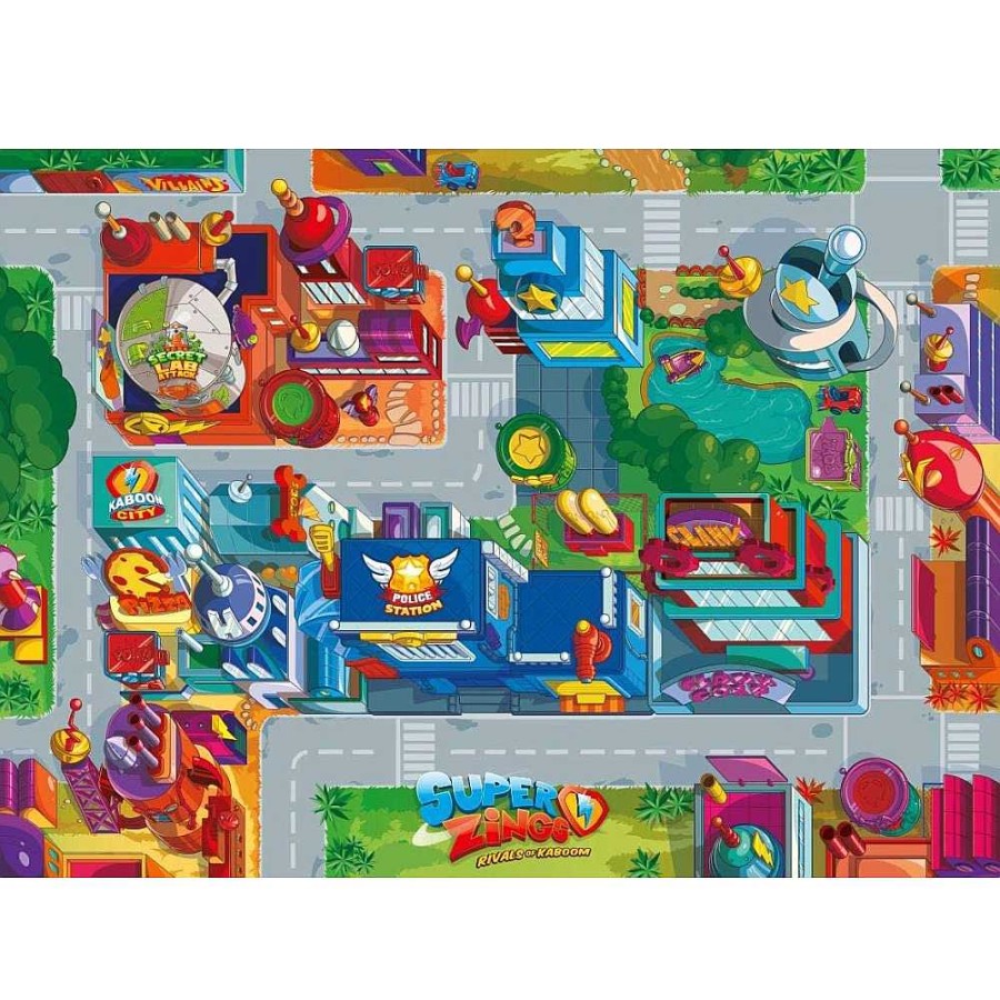 Juguetes Superthings Puzzles Infantiles | Superthings Puzzle Xl Suelo 60 Piezas