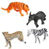 Juguetes Genérico Animales | Set De 4 Figuras Realistas De Animales De La Selva De 11 Cm