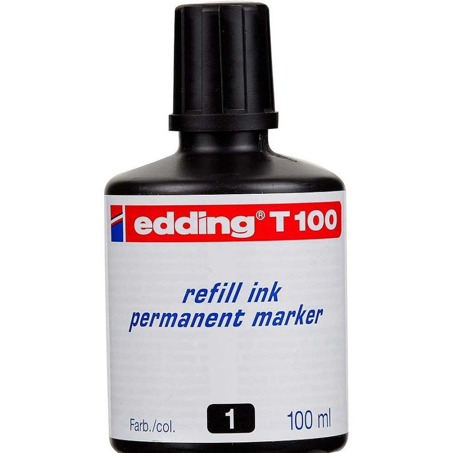 Papeler A Edding Permanentes Y Subrayadores | Tinta Edding T-100 Negra