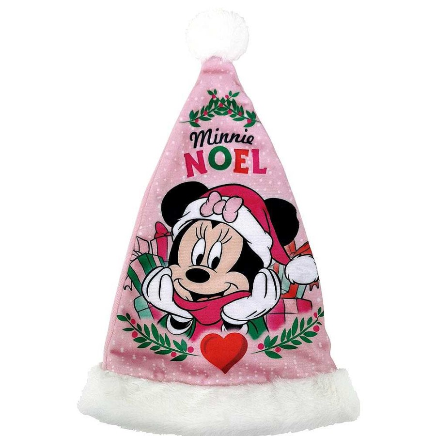 Regalo Disney Gorros Y Sombreros | Minnie Mouse Gorro Pap Noel 37 Cm