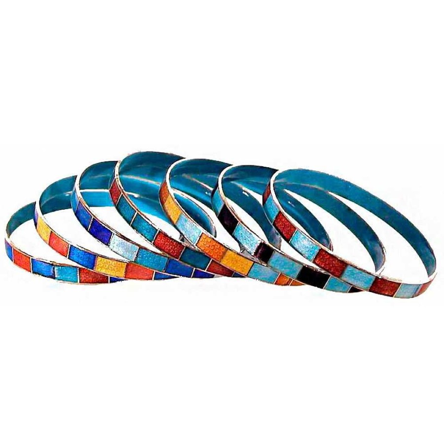 Regalo Genérico Relojes Y Bisuter A | Juego De 7 Pulseras Lacadas 7Cm