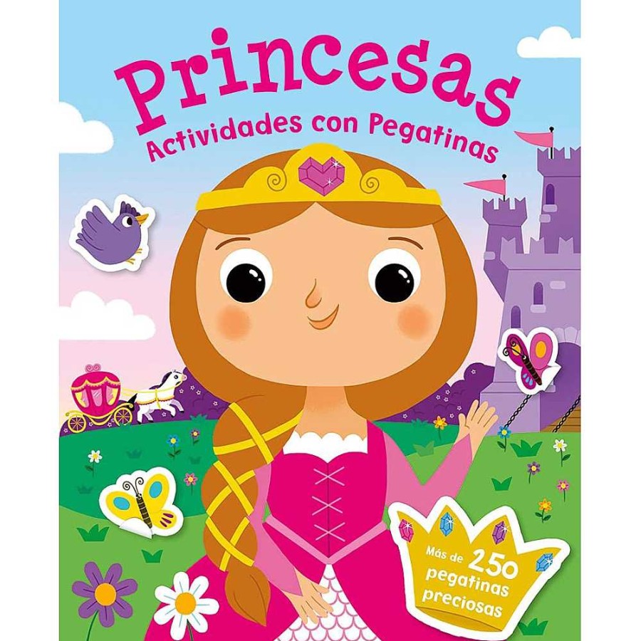 Papeler A Edibook Coloreables Y Actividades | Libro Pegatinas Y Extra Bles Princesas