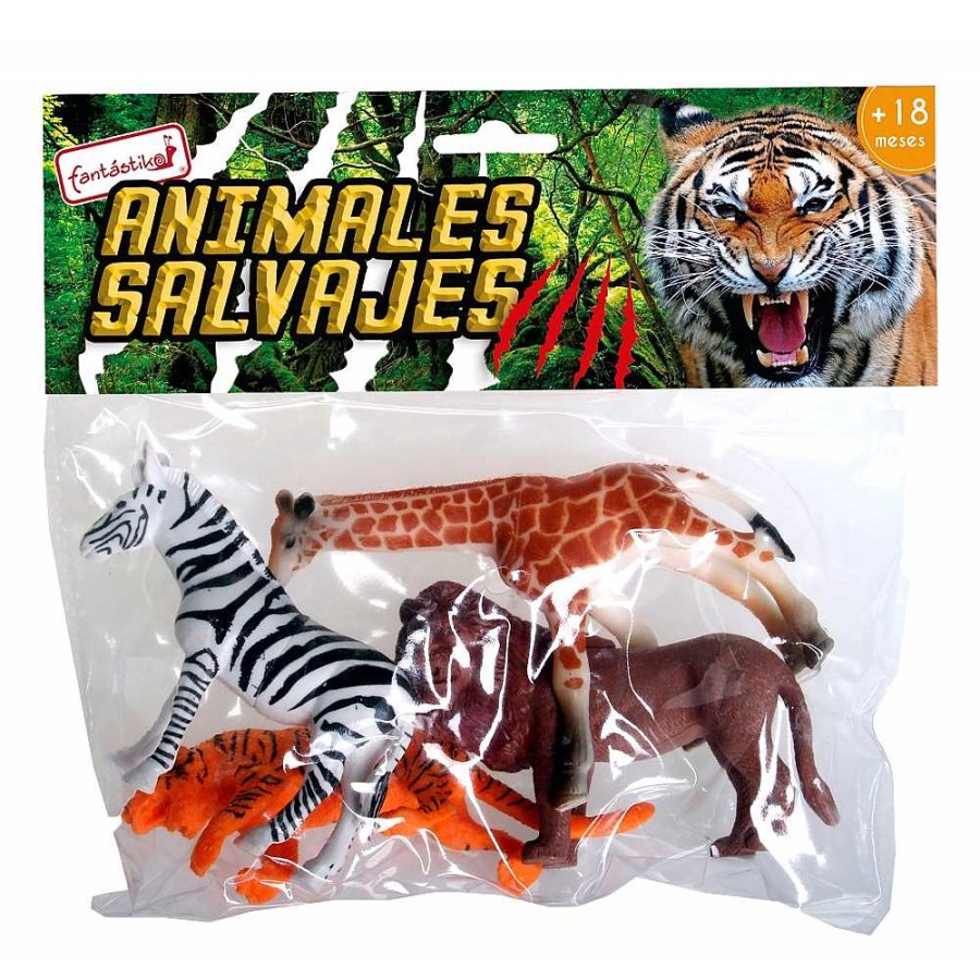 Juguetes Genérico Animales | Set De 4 Figuras Realistas De Animales De La Selva De 11 Cm