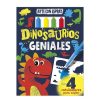 Papeler A Edibook Coloreables Y Actividades | Libro Actividades Arte Con Spray Dinosaurios Geniales