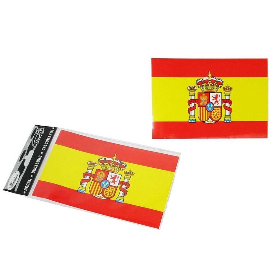 Papeler A Genérico Stickers Y Pegatinas | Pack 24 Pegatina Bandera Espa A 15X10