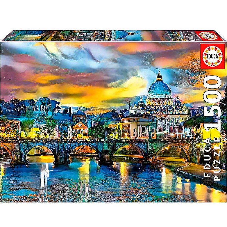 Juguetes Educa Puzzles M S 1000 Piezas | Puzzle Educa 1500 Piezas Bas Lica San Pedro. Roma