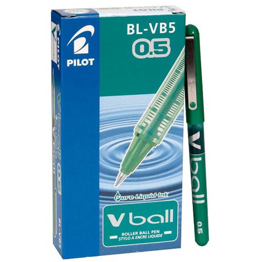 Papeler A Pilot Rotuladores Escritura | Pack 12 Rotulador Pilot Vball 05 Verde