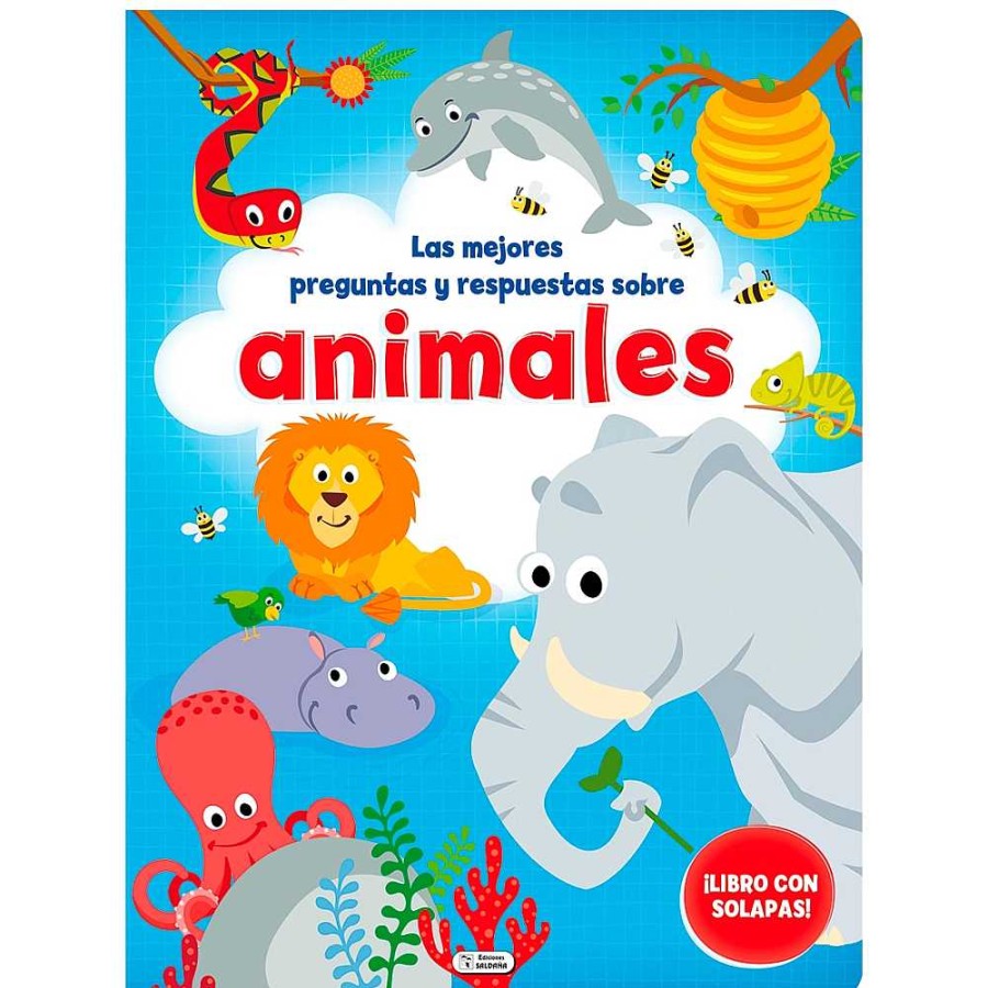 Papeler A Saldaña Cuentos Y Libros | Libro Con Solapas Animales 16 P Ginas 22X28