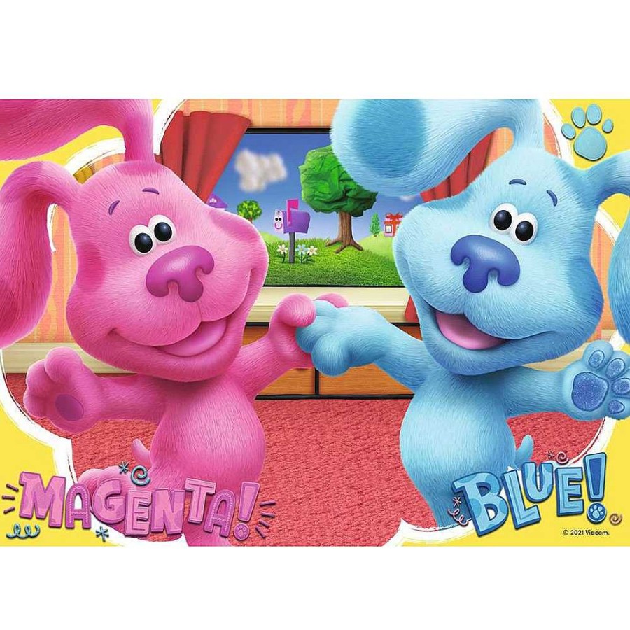 Juguetes Ravensburger Puzzles Infantiles | Puzzle Doble 2X24 Piezas Pistas De Blue Y T