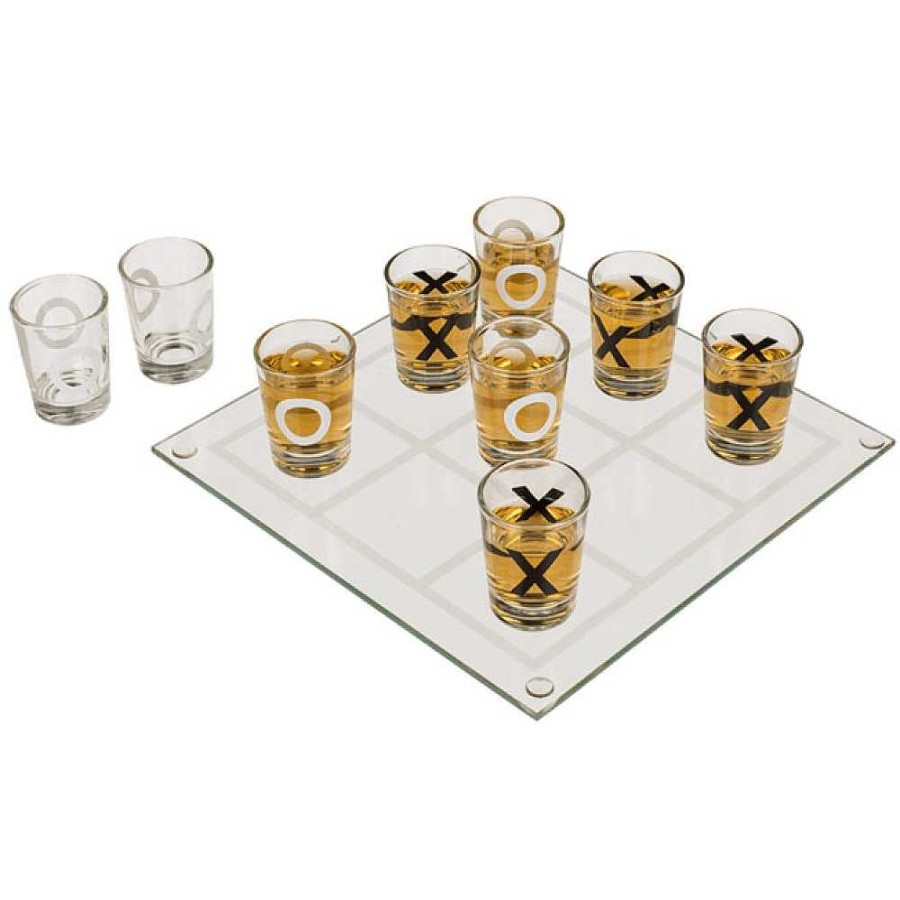 Juguetes Genérico Juegos Kidult | Juego Tres En Raya Para Beber Con 9 Vasitos 22X22 Cm