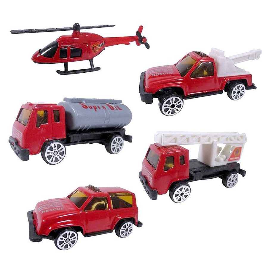 Juguetes Fantástiko Veh Culos | Veh Culo Bomberos 6 Cm Metal 6 Modelos Surtidos