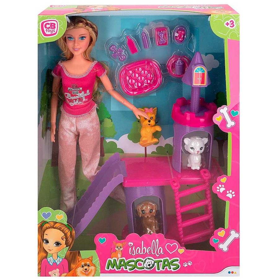 Juguetes Genérico Mu Ecas Fashion | Mu Eca Maniqu Isabella 30 Cm Con Mascota Y Accesorios