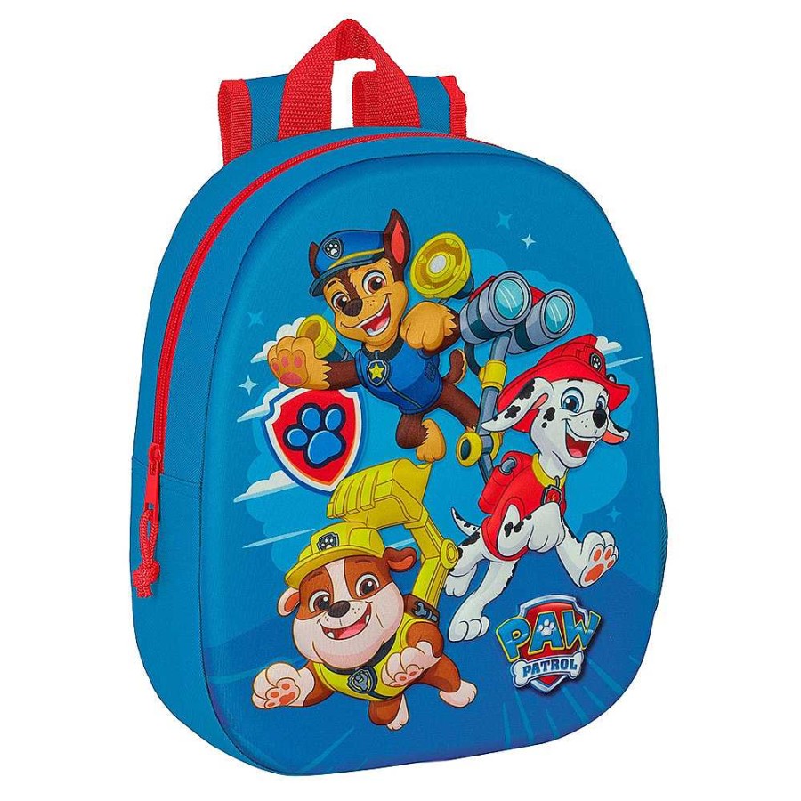 Mochilas Y Complementos Paw Patrol | Patrulla Canina Mochila 3D 33X27X10