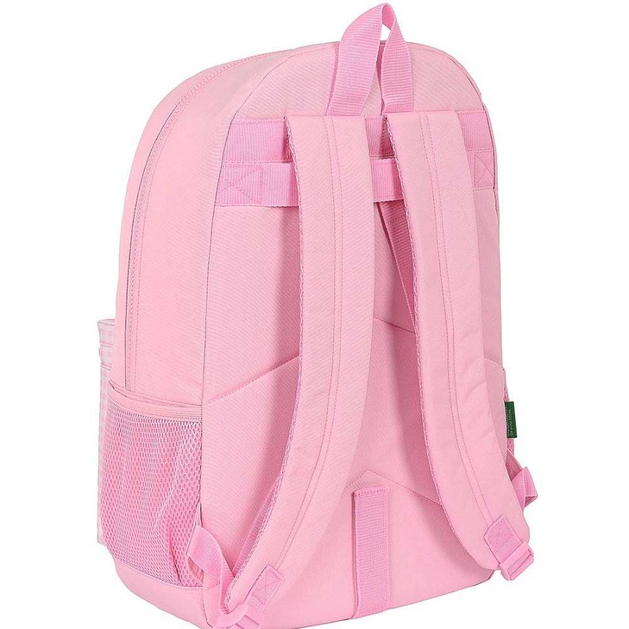 Mochilas Y Complementos Benetton | Benetton Vichy Mochila Adaptable A Carro 30X46X14