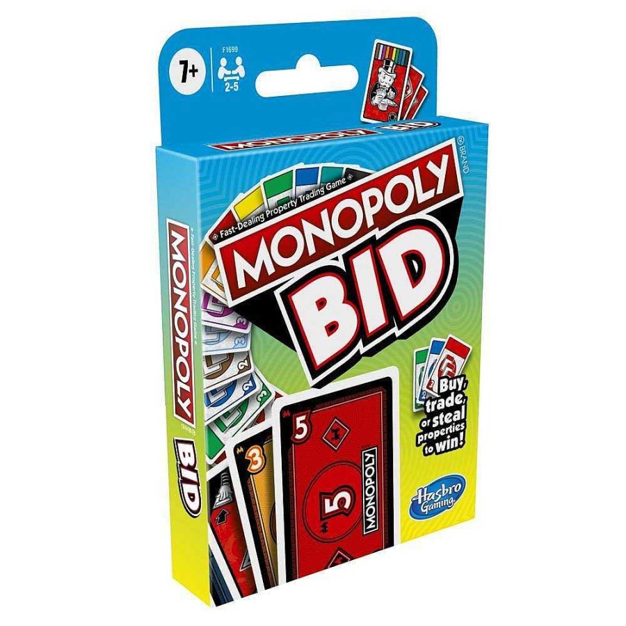 Juguetes Hasbro Juegos De Cartas | Hasbro Cartas Monopoly Bid + 7A Os