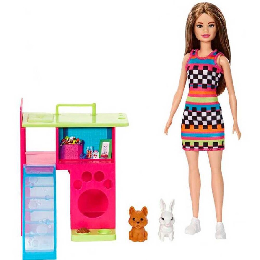 Juguetes Barbie Mu Ecas Fashion | Barbie Mu Eca Ave Con Mascotas