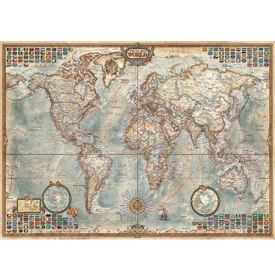 Juguetes Educa Puzzles M S 1000 Piezas | Puzzle Educa 1500 Piezas Mapa Mundo