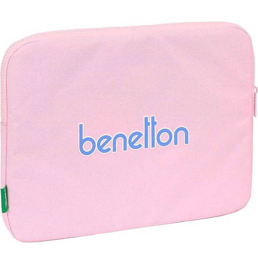 Mochilas Y Complementos Benetton | Benetton Pink Funda Ordenador 14"