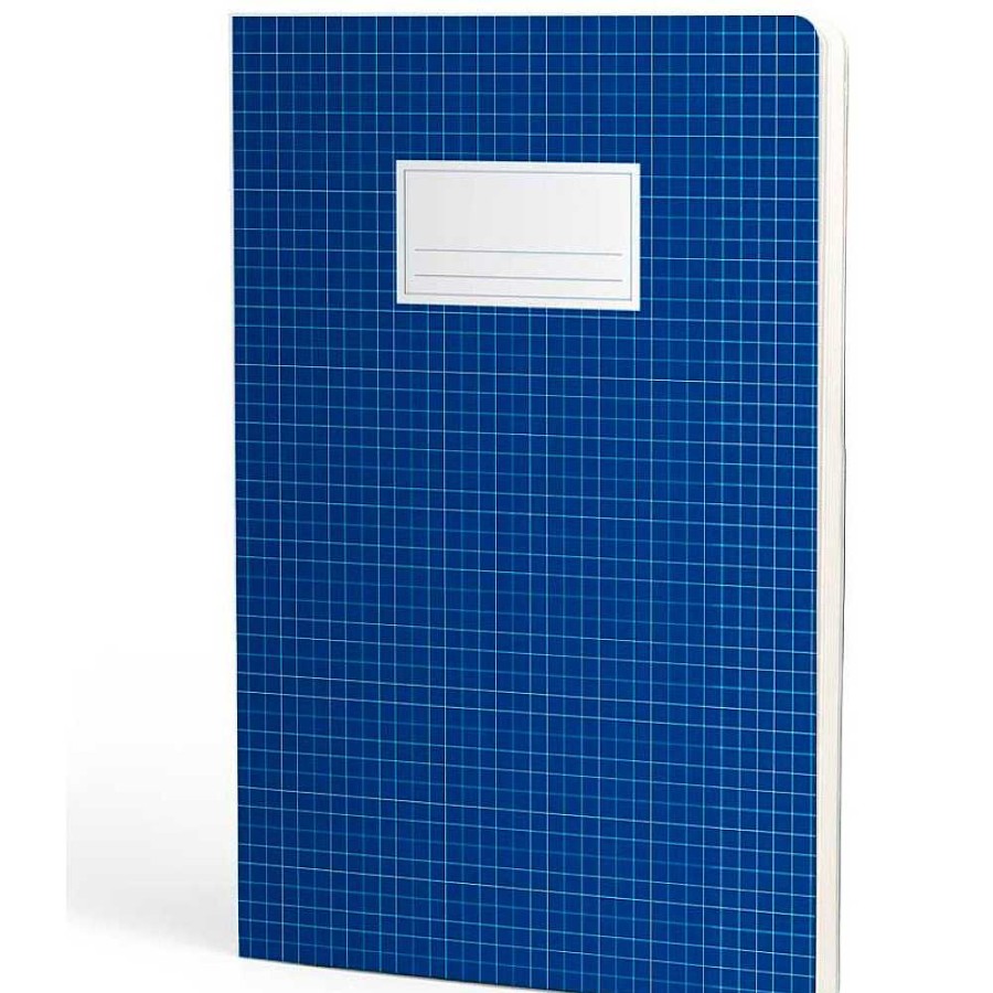 Papeler A Escolofi Libretas | Escolofi Pack 10 Cuadernos Grapados A4 50H 70 Gr Rayado Doble Margen - Azul