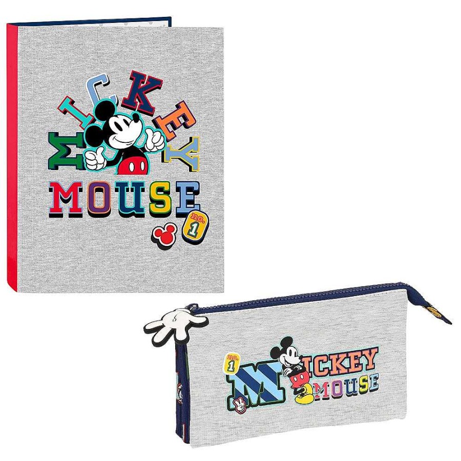 Mochilas Y Complementos Disney | Mickey Set Regalo 28X35X6