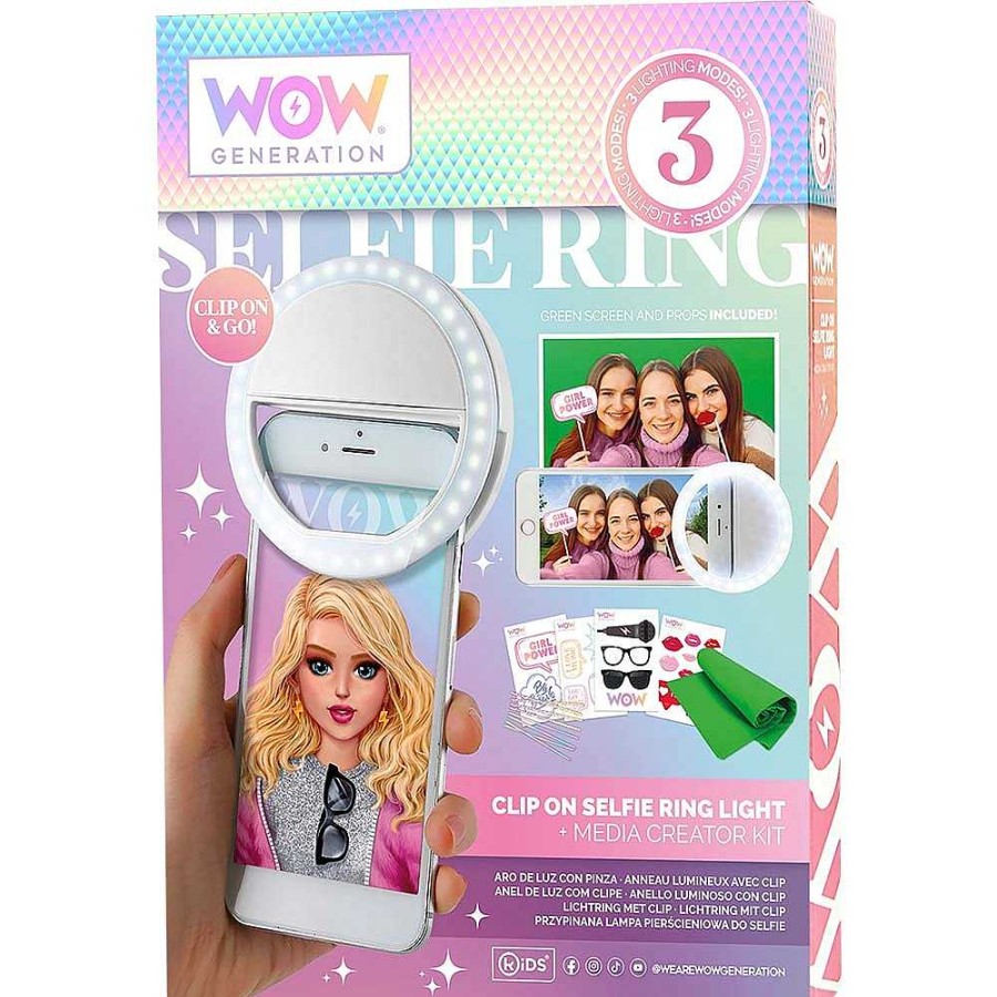 Juguetes WOW Generation Belleza Y Peluquer A | Wow Generation Aro De Luz Para Selfie Con Complementos