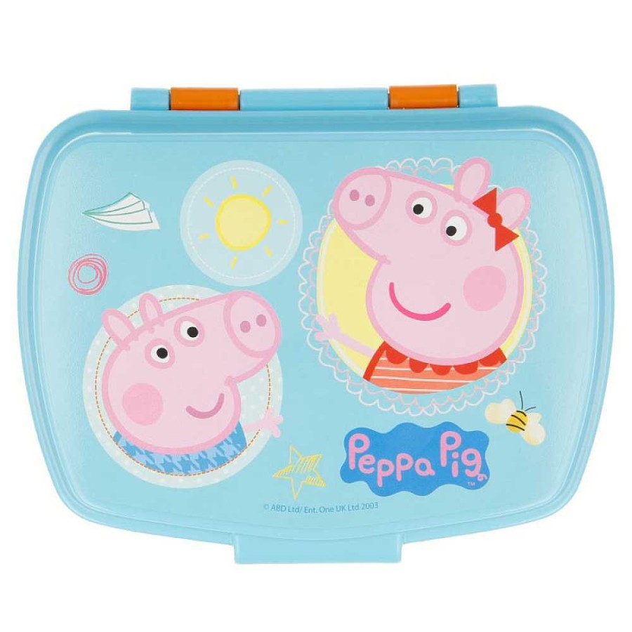 Mochilas Y Complementos Peppa Pig | Peppa Pig Sandwichera Fiambrera 17X14X6