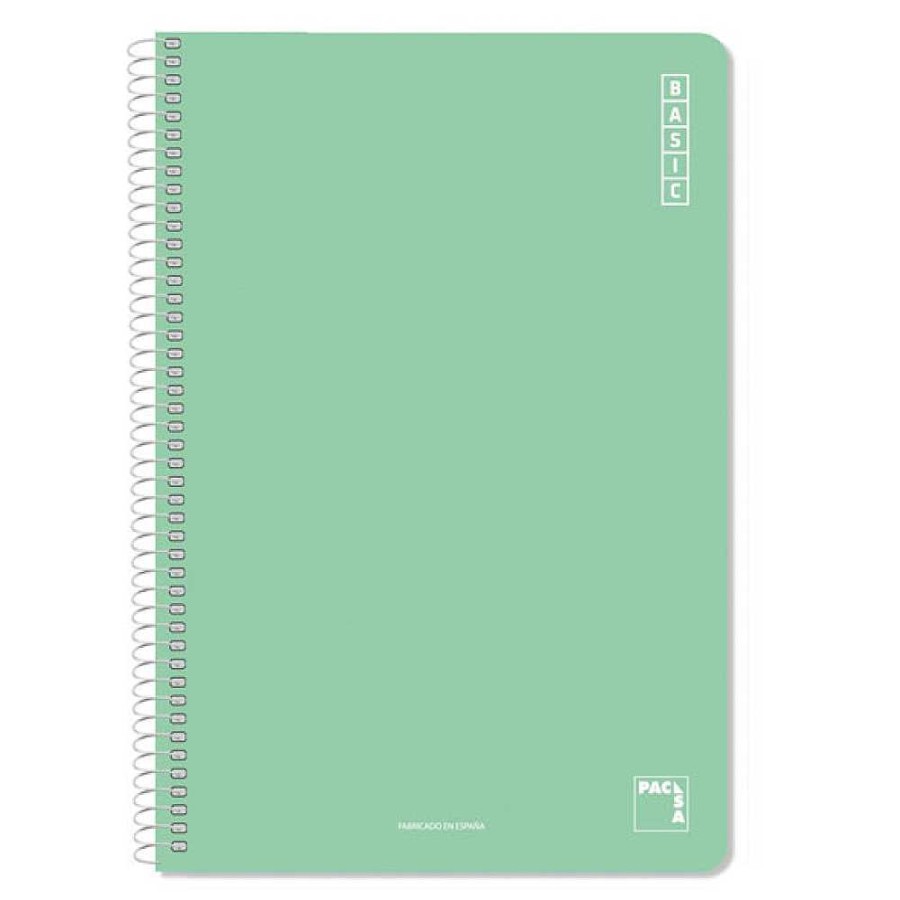 Papeler A Pacsa Cuadernos Espiral | Pack 10 Bloc 60 Gr Folio 80 Hojas Cuadr Cula 5 Mm