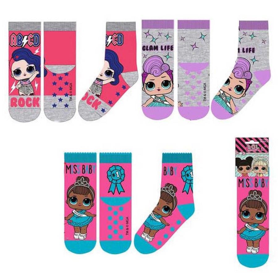 Regalo LOL Surprise Calcetines Divertidos | Lol Surprise Calcetines Antid3T/23-31 3S