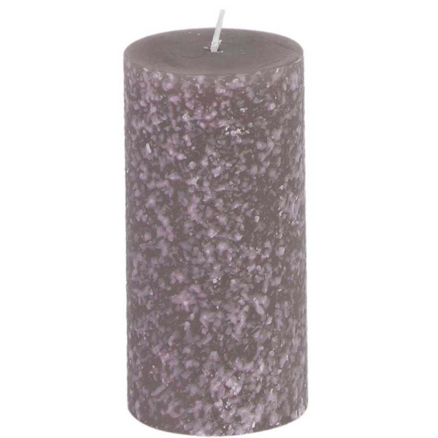 Home & Deco Genérico Velas Y Aromas | Expositor 12 Velas Marmolado Azul Y Gris 10X6 Cm 25 Horas De Duraci N