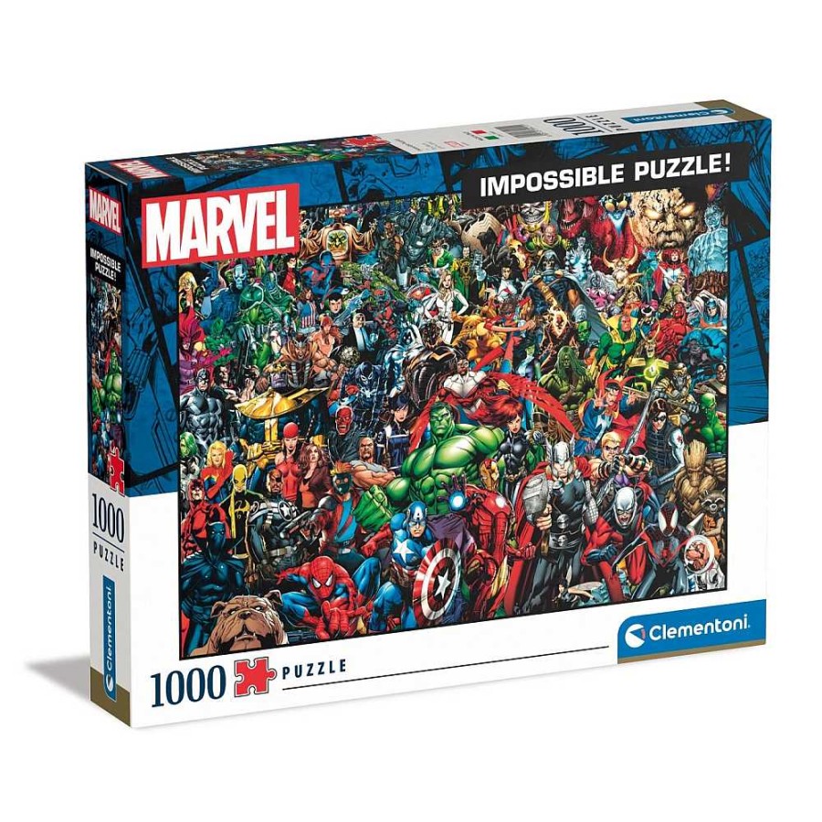 Juguetes Clementoni Puzzles 300-1000 Piezas | Puzzle 1000 Piezas Marvel Imposible